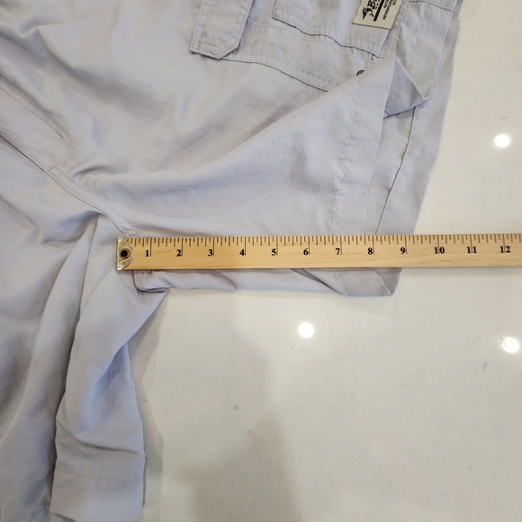 VTG Bimini Bay Shorts Mens 38 Blue Pockets Outdoor Adventure Cargo 100% Nylon - Picture 9 of 12